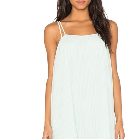 BCBGeneration Mint Green Pleated Mini Dress - Picture 1 of 2